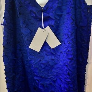 COS Blue Textured Dress